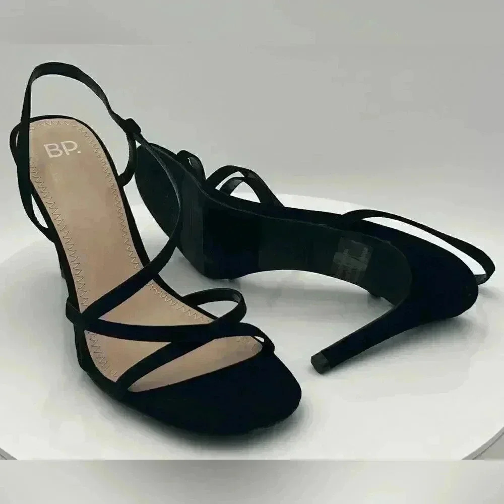BP. | Hayzel Strappy Sandal | Black | NWT 8.5